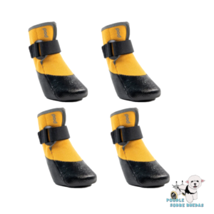 Botitas Upstream Color Amarillo Talla XS Pawtech Perro Set 4 Unidades