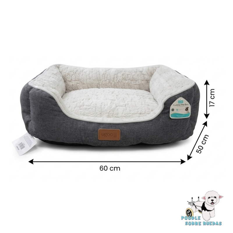 Cama Talla L 60X50X17 cm Ugoo Perro 1 Unidad