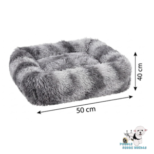 Cama Sofá Gris 50X40 Cm Pet Park Perro 1 Unidad