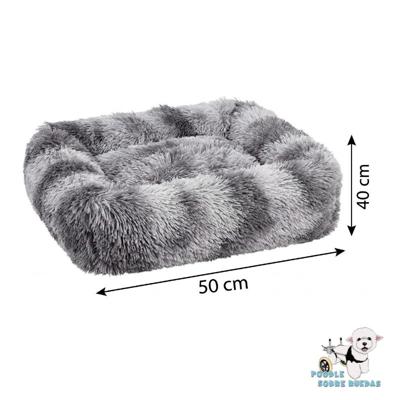 Cama Sofá Gris 50X40 Cm Pet Park Perro 1 Unidad