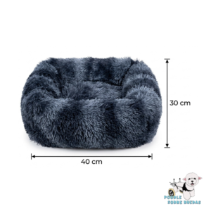 Cama Sofa Azul 40X30 Cm Pet Park Perro 1 Unidad