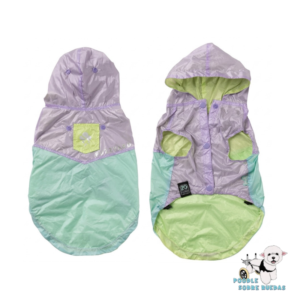 Impermeable Color Morado, Azul, Amarillo Talla 1 Fuzz Yard Perro 1 Unidad