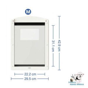 Puerta Para Mascotas Con Solapa Magnética (Talla M) Classicmacher Perro 1 Unidad