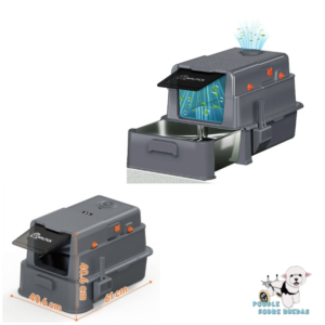 Arenero De Acero Inoxidable XXL Walpck Gato 1 Unidad